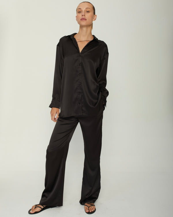SILK-SATIN SHIRT